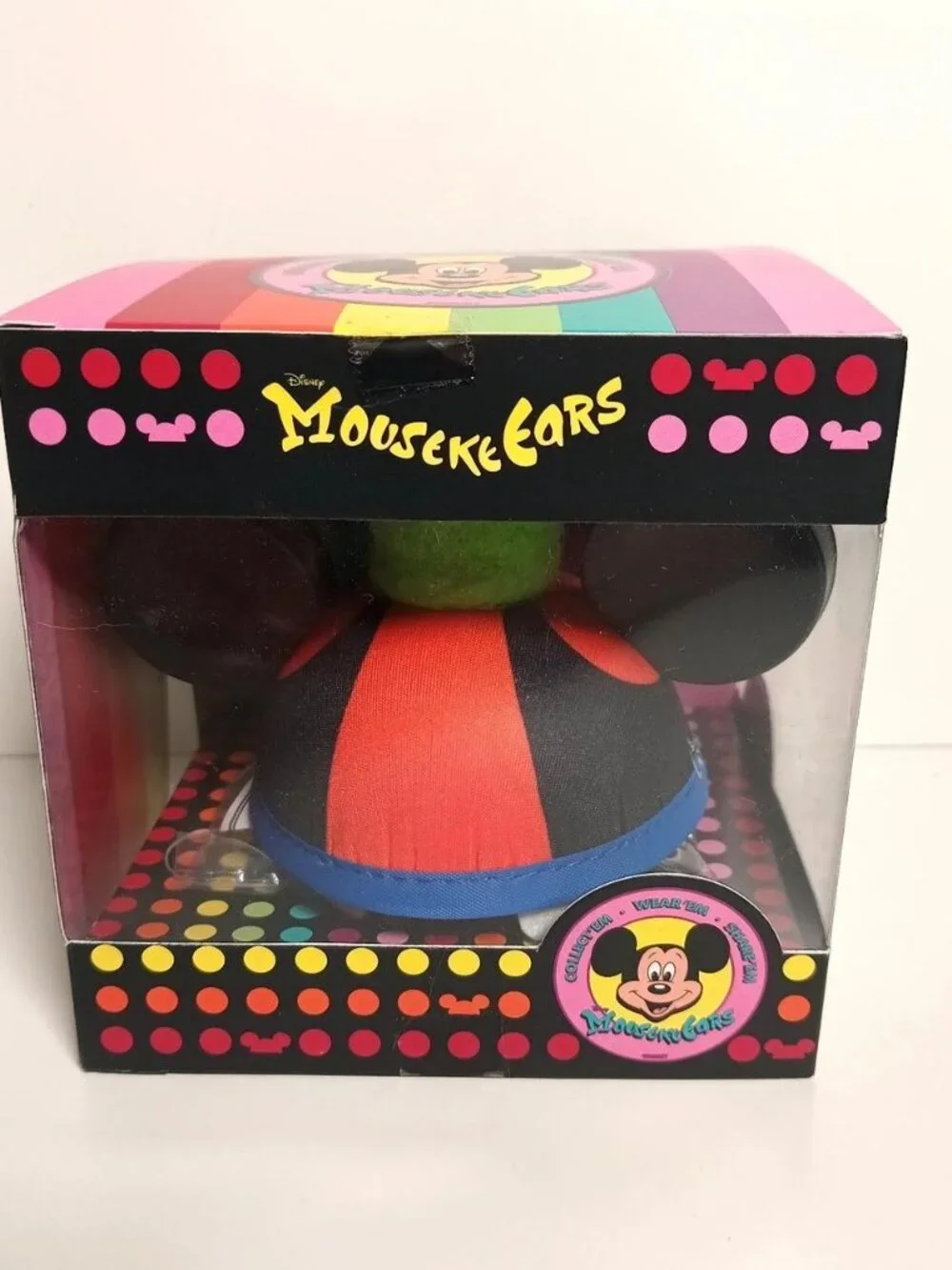 Vintage Disney MousekeEars Goofy Mini Ear Hat Keychain Boxed